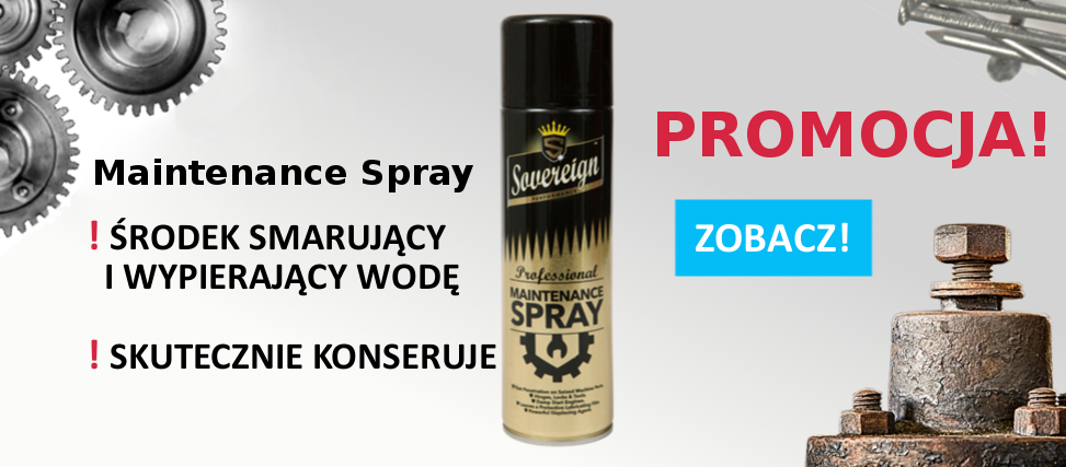 sovereign maintenance spray preparat wielofunkcyjny pomaga w poluzowaniu zapieczonych śrub wd40